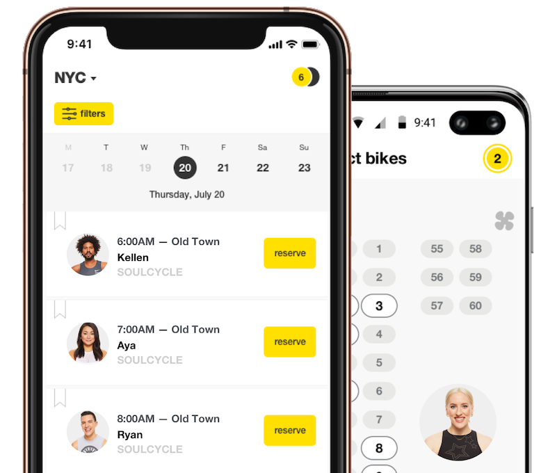 Soulcycle Homepage